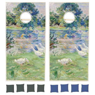 Berthe Morisot - Girl in a Boat with Geese Cornhole Set