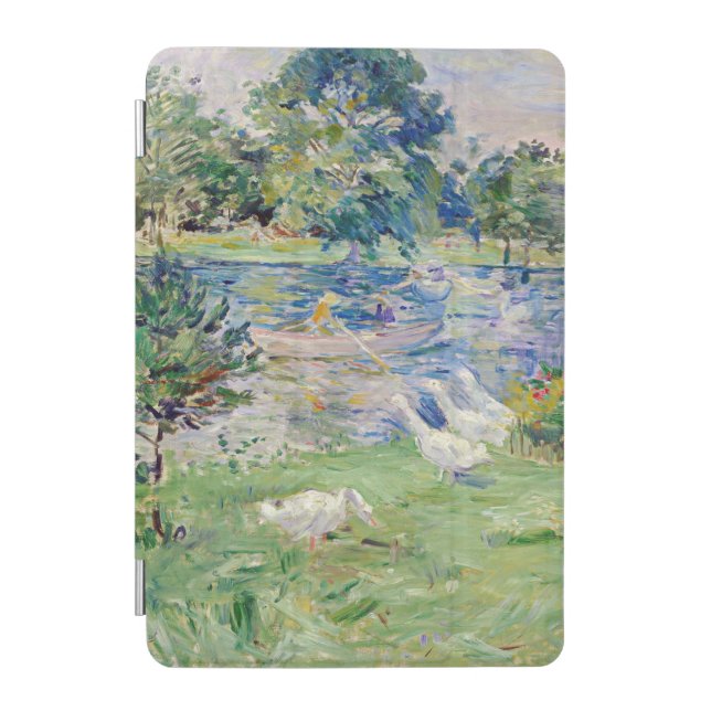 Berthe Morisot - Girl in a Boat with Geese iPad Mini Cover (Front)