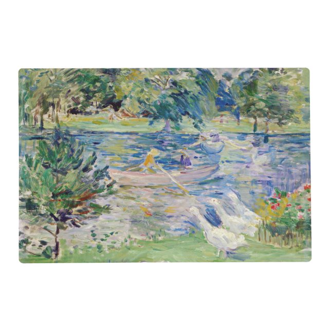 Berthe Morisot - Girl in a Boat with Geese Placemat (Front)