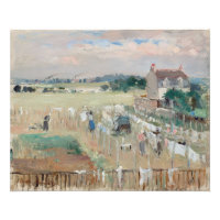 Berthe Morisot - Hanging the Laundry out to Dry