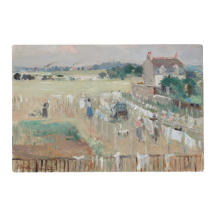 Berthe Morisot - Hanging the Laundry out to Dry Placemat