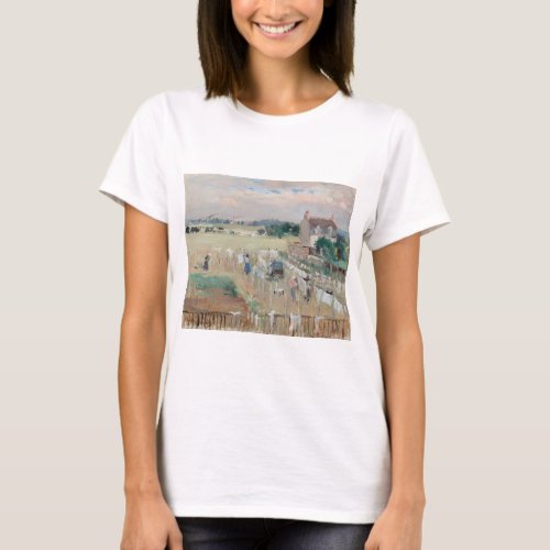 Berthe Morisot _ Hanging the Laundry out to Dry T_Shirt