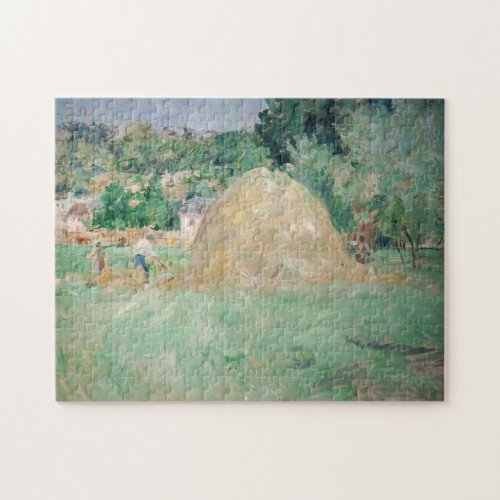 Berthe Morisot _ Haystacks at Bougival Jigsaw Puzzle