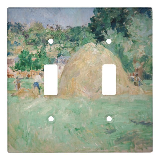 Berthe Morisot - Haystacks at Bougival Light Switch Cover (Front)