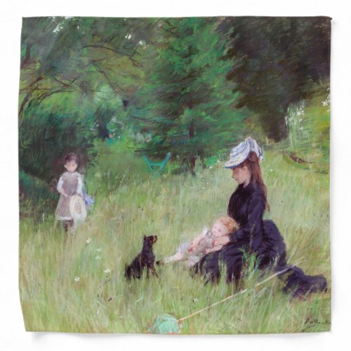 Berthe Morisot _ In a Park Bandana