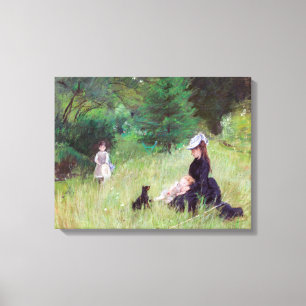 Berthe Morisot - In a Park Canvas Print