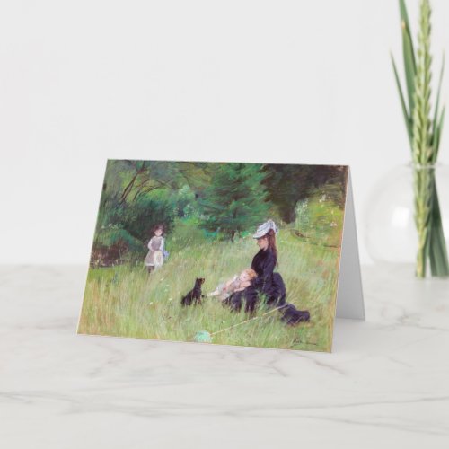 Berthe Morisot _ In a Park Card