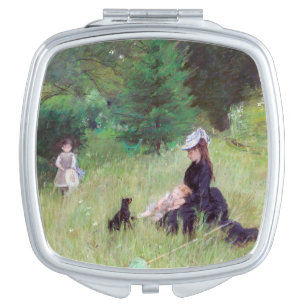 Berthe Morisot - In a Park / Dans le parc Compact Mirror