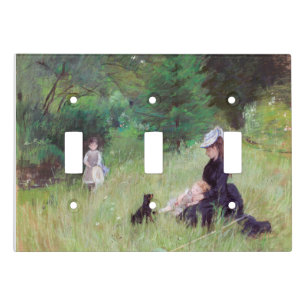 Berthe Morisot - In a Park / Dans le parc Light Switch Cover