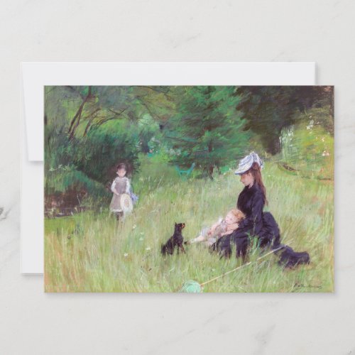 Berthe Morisot _ In a Park Invitation