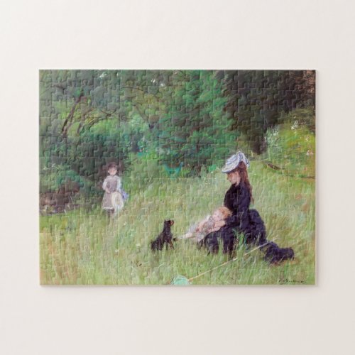 Berthe Morisot _ In a Park Jigsaw Puzzle