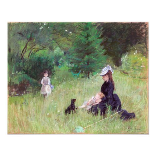 Berthe Morisot _ In a Park Photo Print