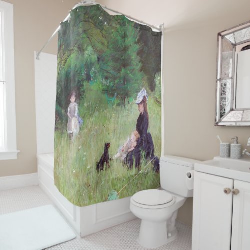 Berthe Morisot _ In a Park Shower Curtain