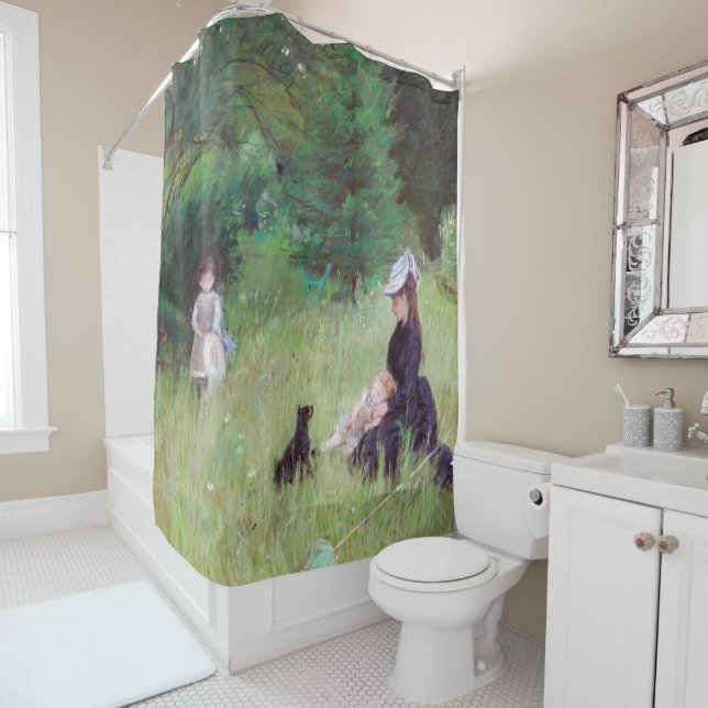 Berthe Morisot - In a Park Shower Curtain (In Situ)