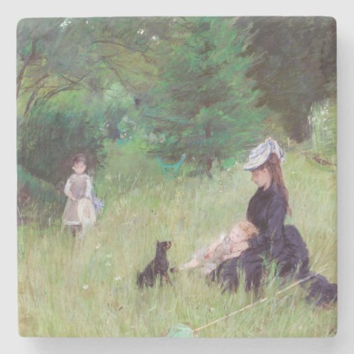 Berthe Morisot _ In a Park Stone Coaster