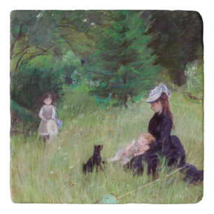 Berthe Morisot - In a Park Trivet