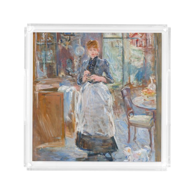 Berthe Morisot - In the Dining Room Acrylic Tray (Front)