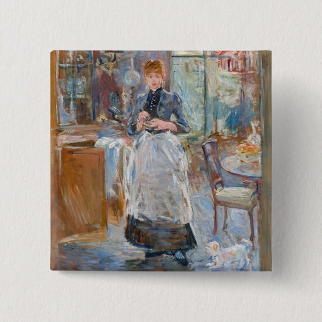 Berthe Morisot - In the Dining Room Button (Front)