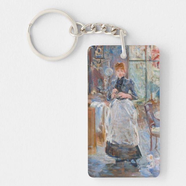 Berthe Morisot - In the Dining Room Keychain (Front)
