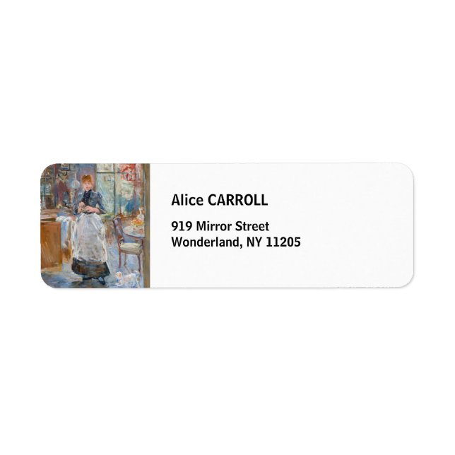 Berthe Morisot - In the Dining Room Label (Front)