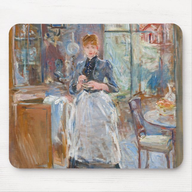 Berthe Morisot - In the Dining Room Mouse Pad (Front)