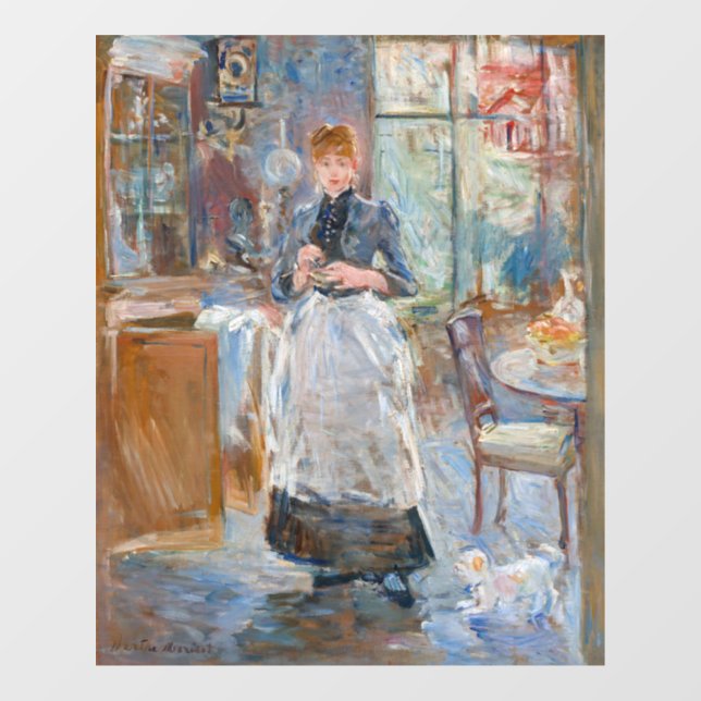 Berthe Morisot - In the Dining Room Window Cling (Sheet)
