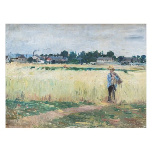Berthe Morisot _ In the Wheatfield at Gennevillie Tablecloth