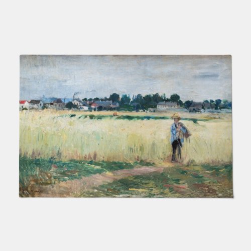 Berthe Morisot _ In the Wheatfield at Gennevillier Doormat