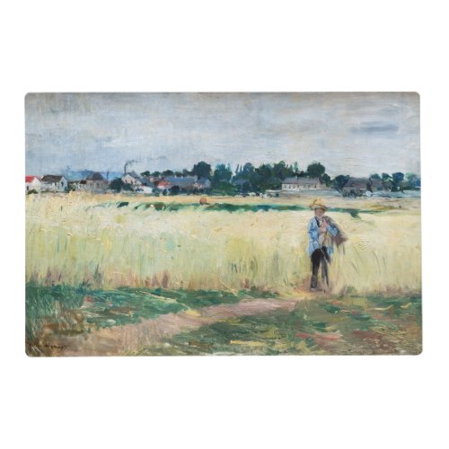 Berthe Morisot _ In the Wheatfield at Gennevillier Placemat