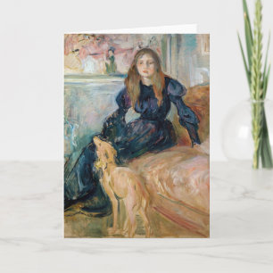 Berthe Morisot - Julie and her Greyhound Laerte Card
