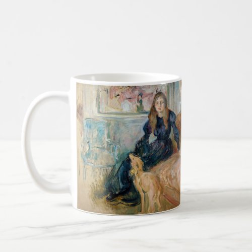 Berthe Morisot _ Julie and her Greyhound Laerte Coffee Mug