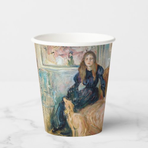 Berthe Morisot _ Julie and her Greyhound Laerte Paper Cups