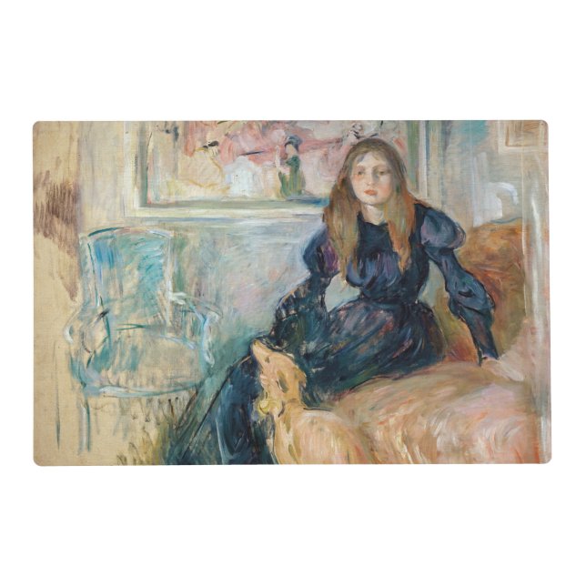 Berthe Morisot - Julie and her Greyhound Laerte Placemat (Front)