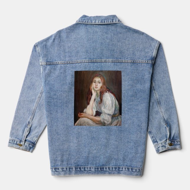 Berthe Morisot - Julie Daydreaming Denim Jacket (Back)