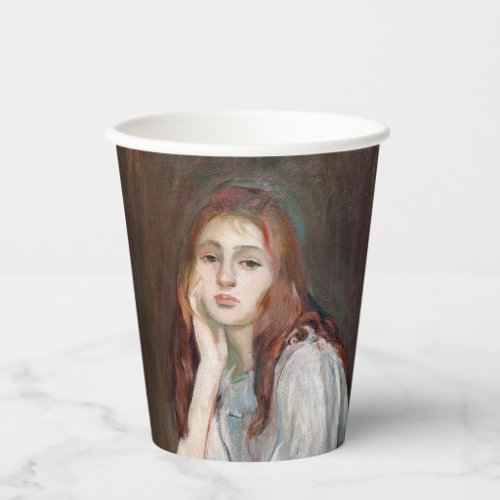 Berthe Morisot _ Julie Daydreaming Paper Cups