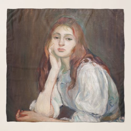 Berthe Morisot _ Julie Daydreaming Scarf