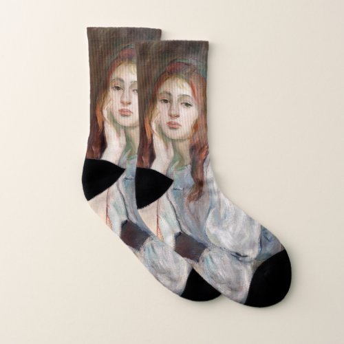 Berthe Morisot _ Julie Daydreaming Socks