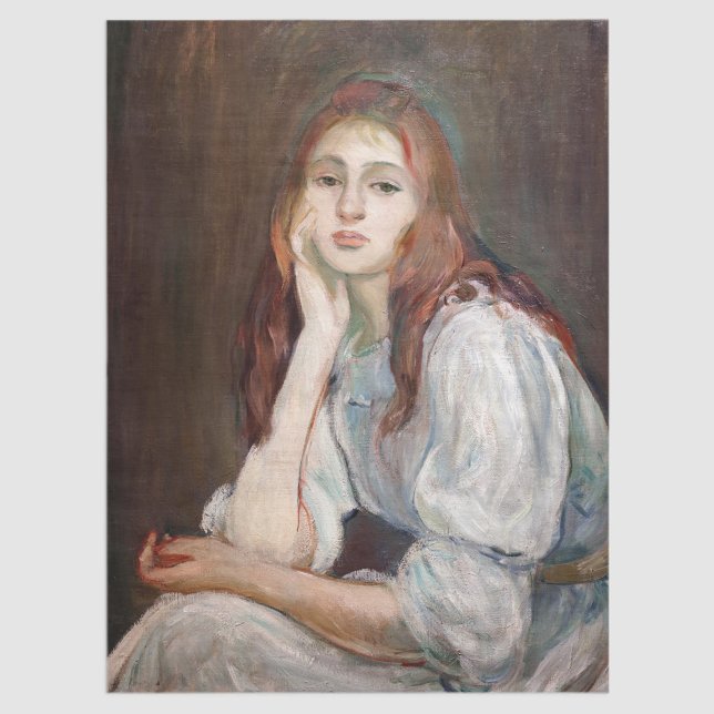 Berthe Morisot - Julie Daydreaming Tissue Paper (Creator Uploaded)
