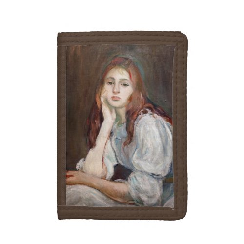 Berthe Morisot _ Julie Daydreaming Trifold Wallet