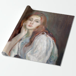 Berthe Morisot - Julie Daydreaming Wrapping Paper