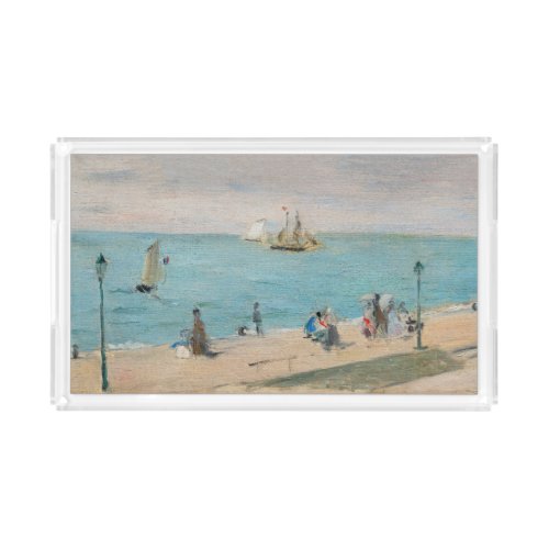 Berthe Morisot _ On the Beach Les Petites_Dalles Acrylic Tray