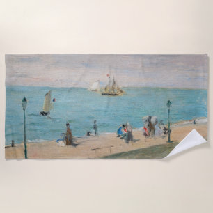 Berthe Morisot - On the Beach, Les Petites-Dalles Beach Towel