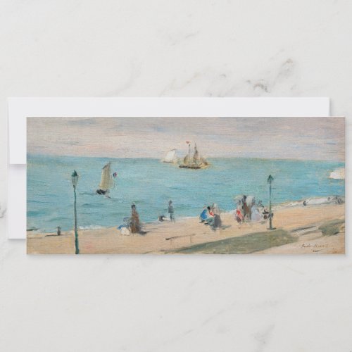 Berthe Morisot _ On the Beach Les Petites_Dalles Invitation