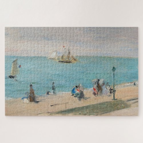 Berthe Morisot _ On the Beach Les Petites_Dalles Jigsaw Puzzle