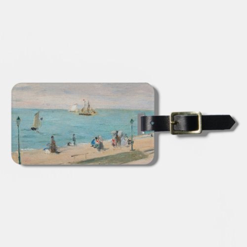 Berthe Morisot _ On the Beach Les Petites_Dalles Luggage Tag