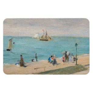 Berthe Morisot - On the Beach, Les Petites-Dalles Magnet