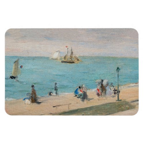 Berthe Morisot _ On the Beach Les Petites_Dalles Magnet