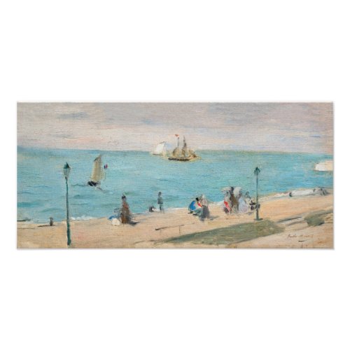 Berthe Morisot _ On the Beach Les Petites_Dalles Photo Print