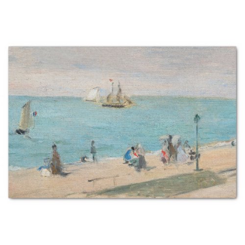 Berthe Morisot _ On the Beach Les Petites_Dalles Tissue Paper