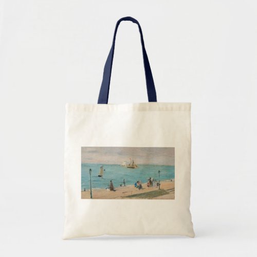 Berthe Morisot _ On the Beach Les Petites_Dalles Tote Bag